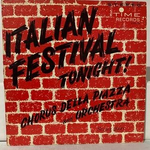 Italian Festival Tonight Vinyl Record